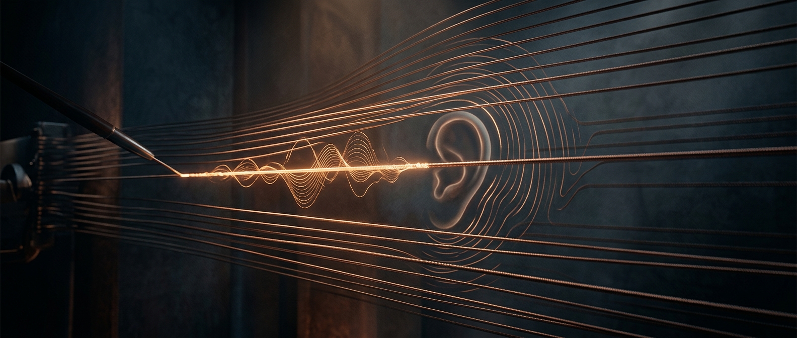 The first answering machine recorded sound on wire