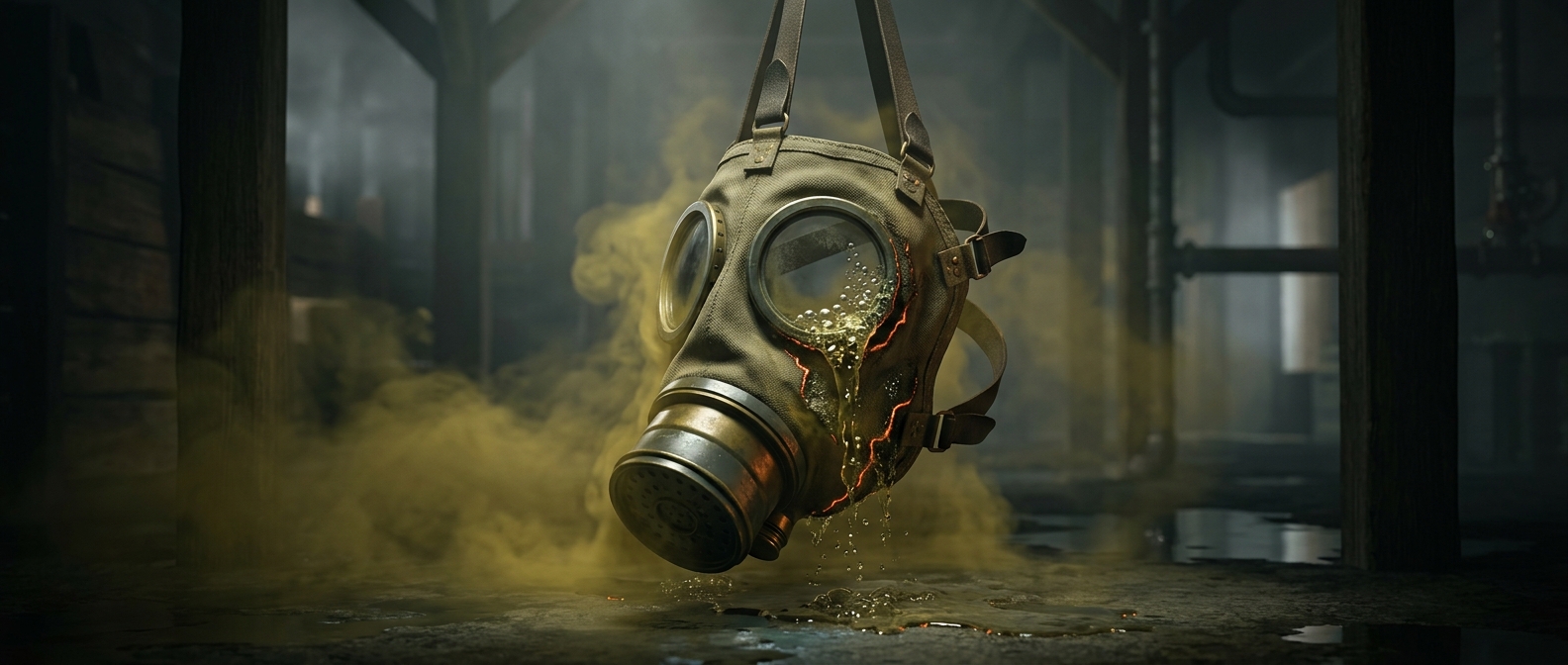 How mustard gas turns lung moisture into acid