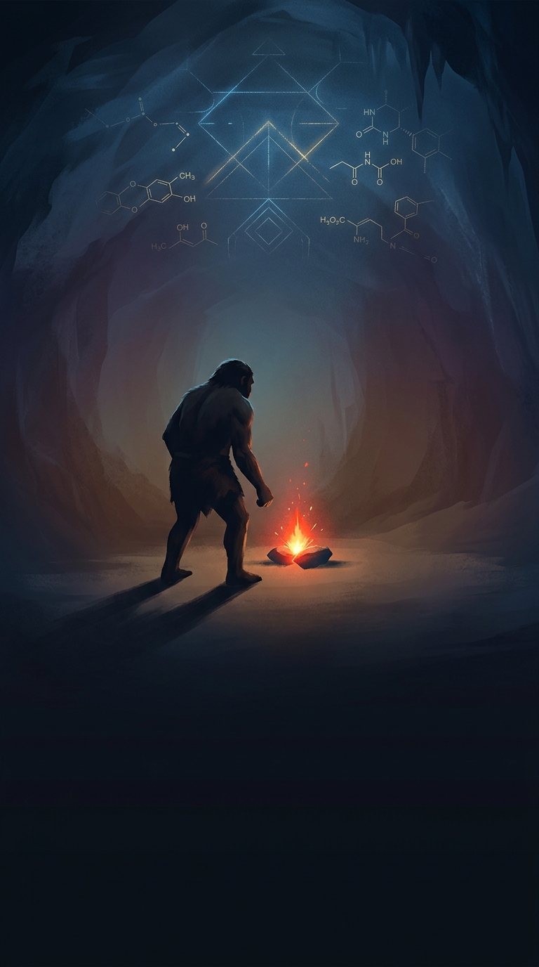 We imagine our prehistoric ancestors as simple brutes, but Neanderthals were the first to invent what?