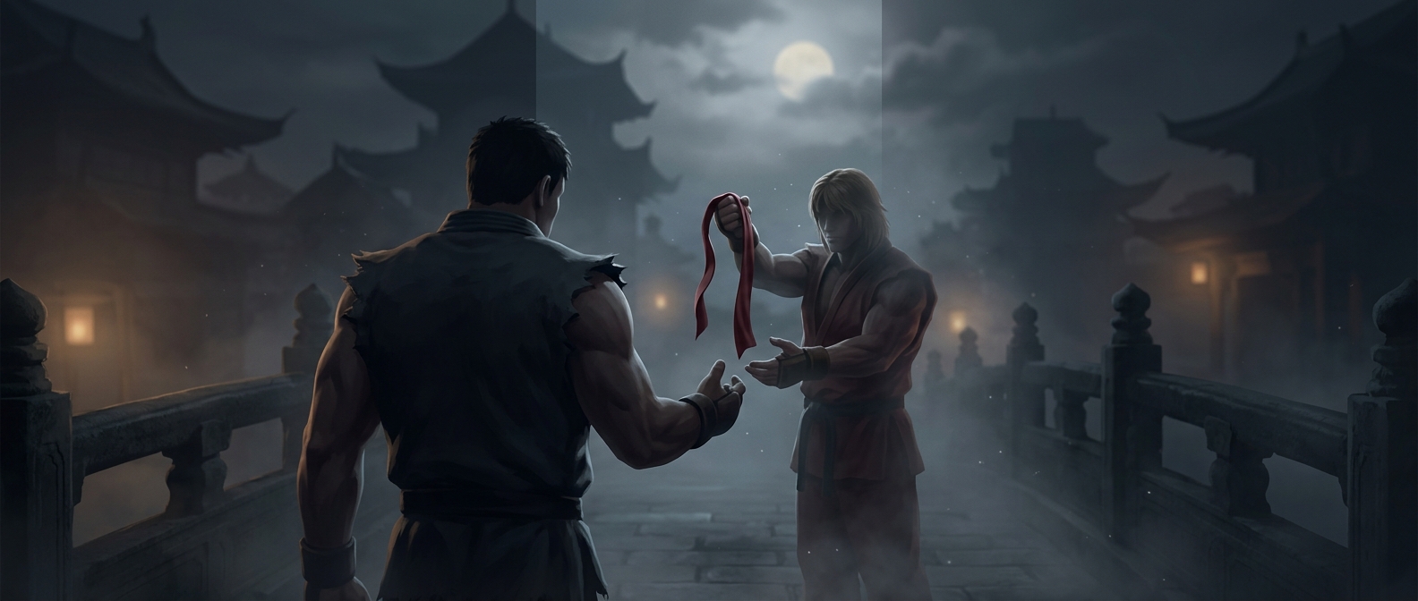 Ken gave Ryu his iconic red headband