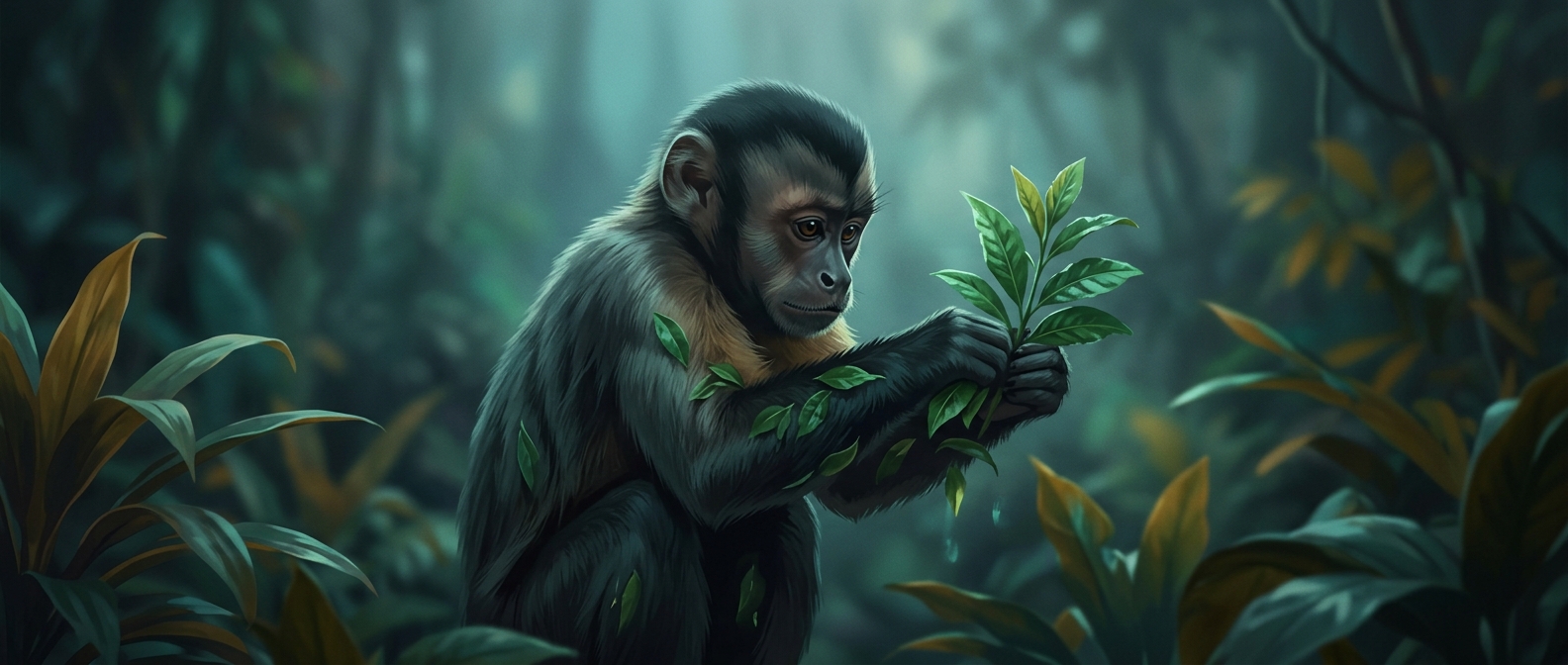 Capuchin monkeys make their own bug repellent