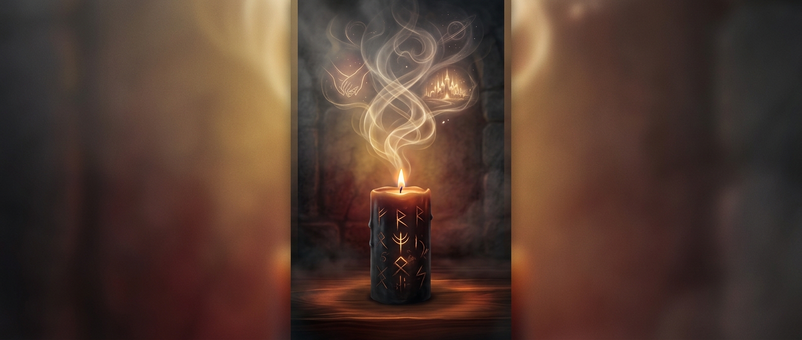 Manifestation rituals involve carving wishes into candles before burning them