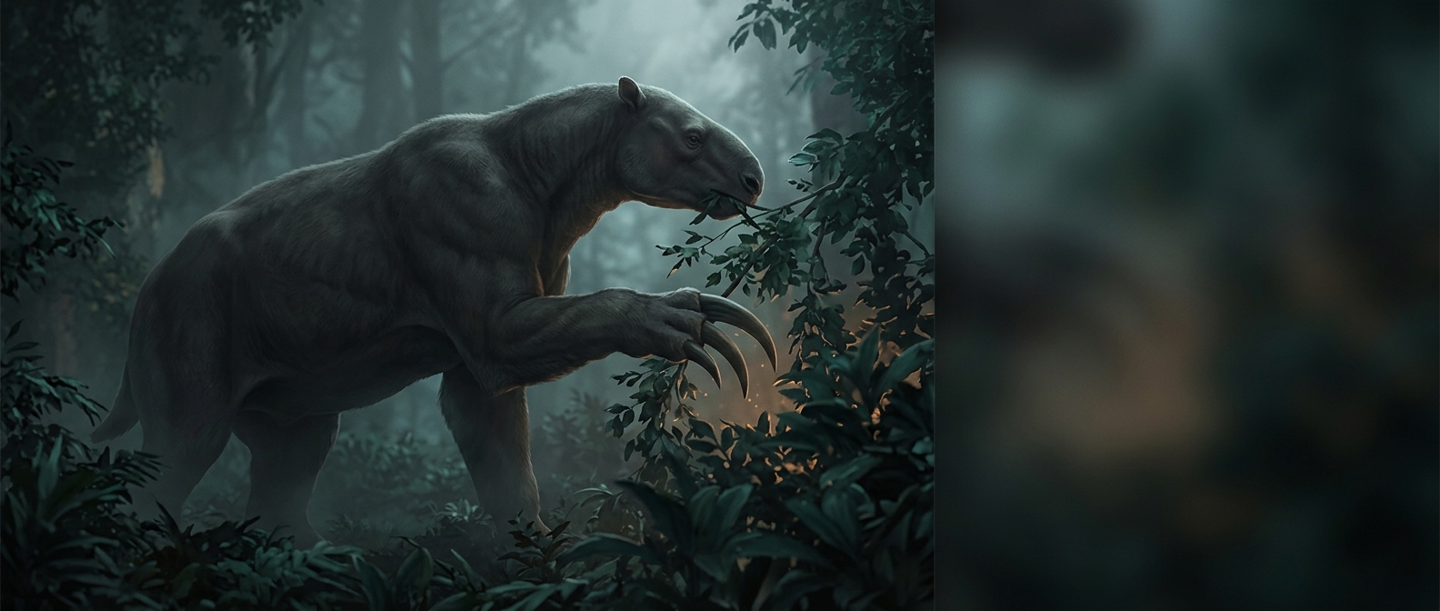 This giant herbivore had claws instead of hooves