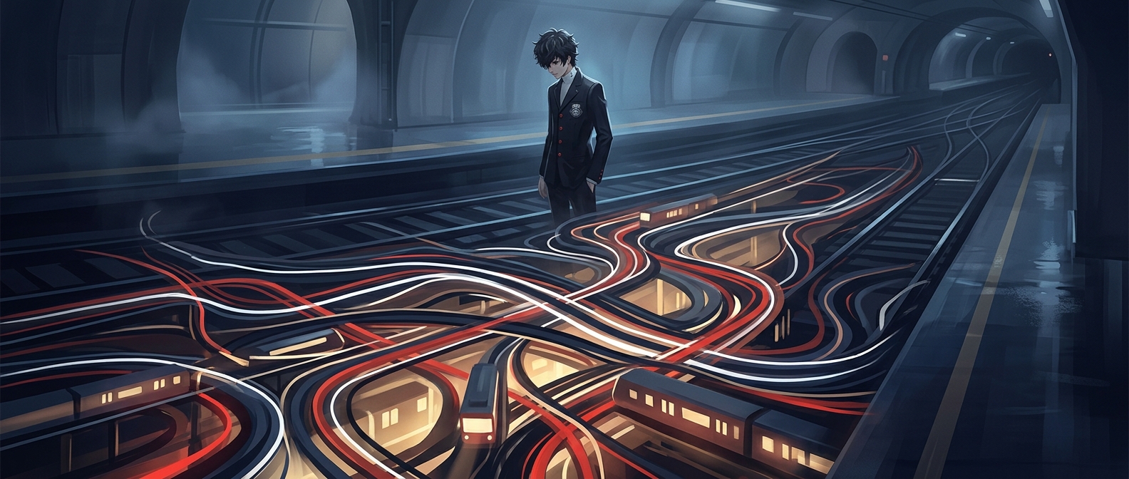 Persona 5 recreated Tokyo's confusing subway