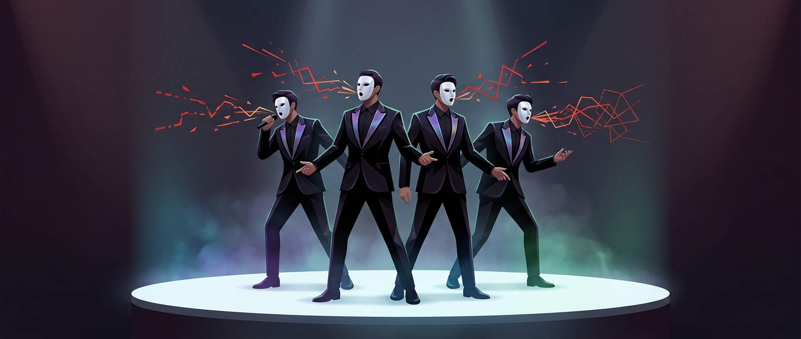 Matching vocal group outfits hide terrible musical talent