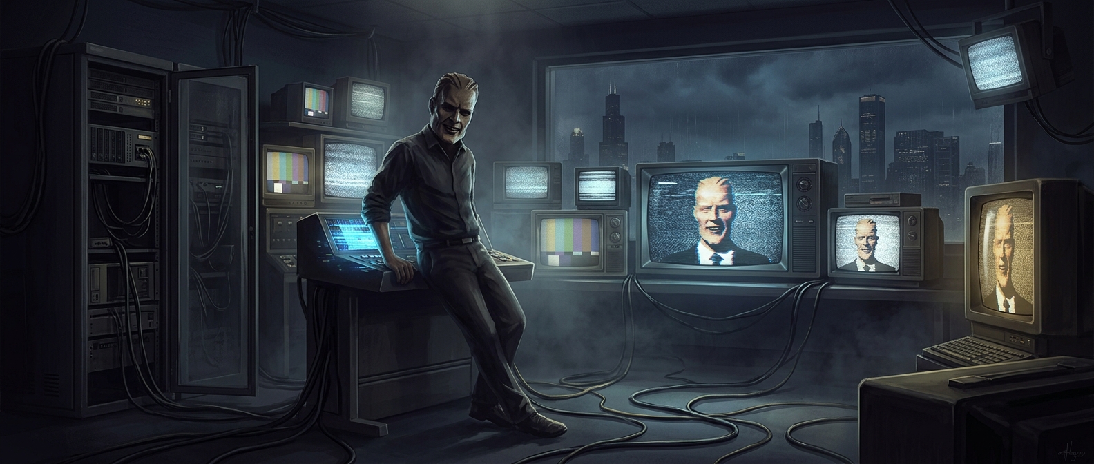 The unsolved TV hijacking by a Max Headroom mask