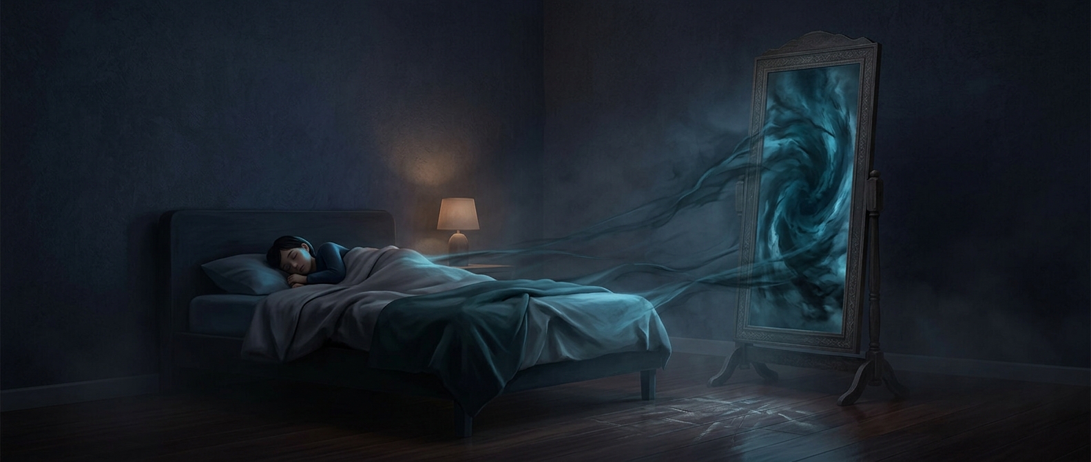 Mirrors facing beds create terrible energy