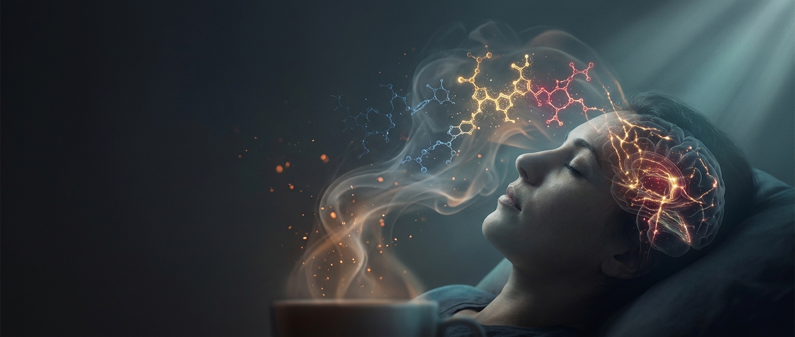 Even coffee's smell affects the brain