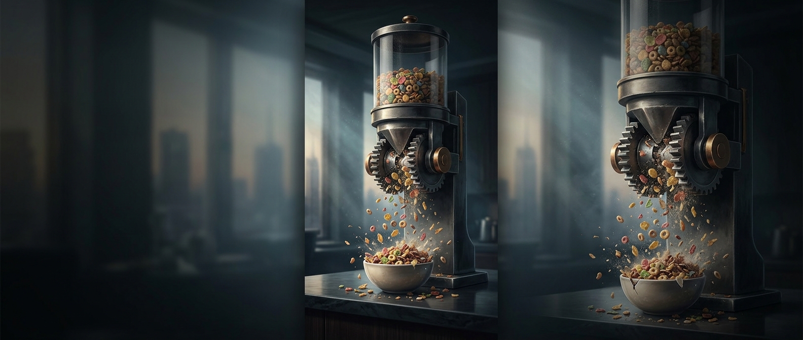 Why hotel cereal dispensers crush your flakes