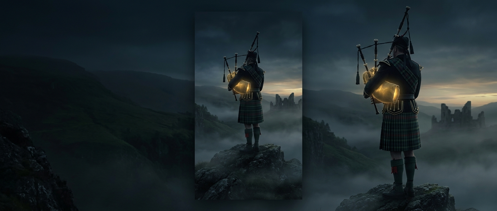 Bagpipes keep a constant reservoir of air in a squeeze bag