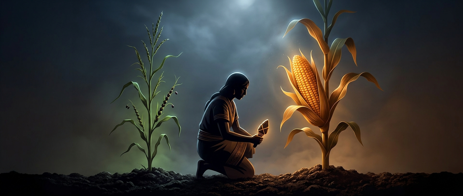 Your popcorn came from nearly inedible grass