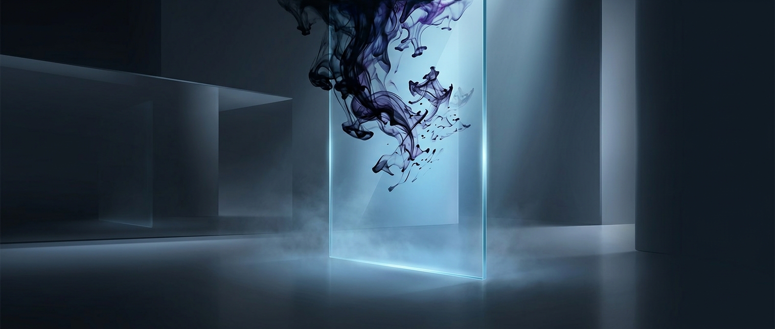 Whiteboards rely on non-porous glass to reject ink stains