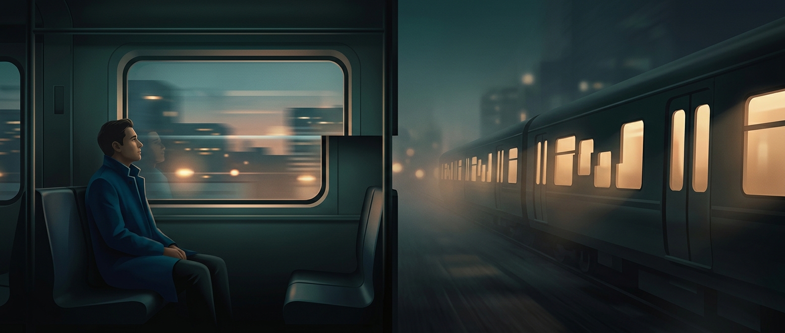 Why your train window never lines up
