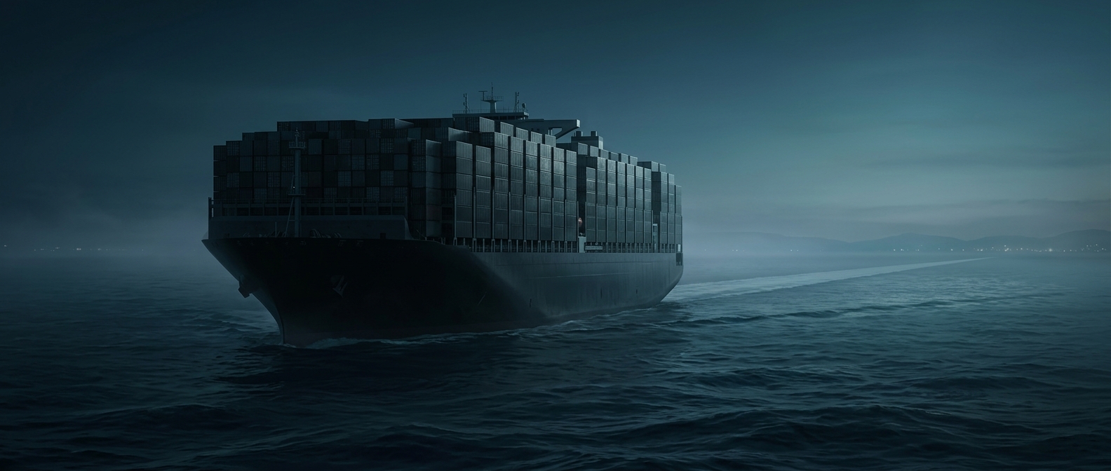Why a container ship can take miles to stop