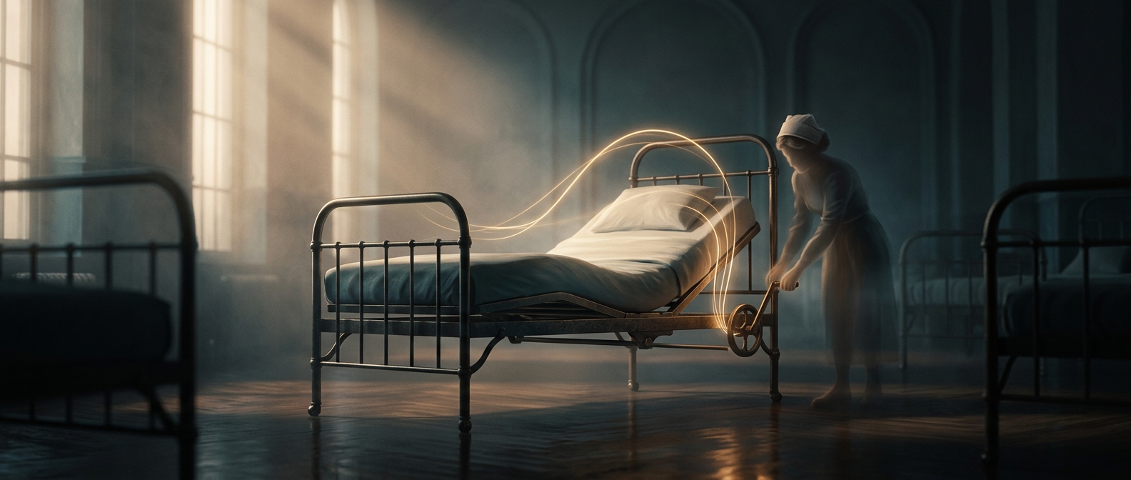 Adjustable hospital beds were patented in 1909
