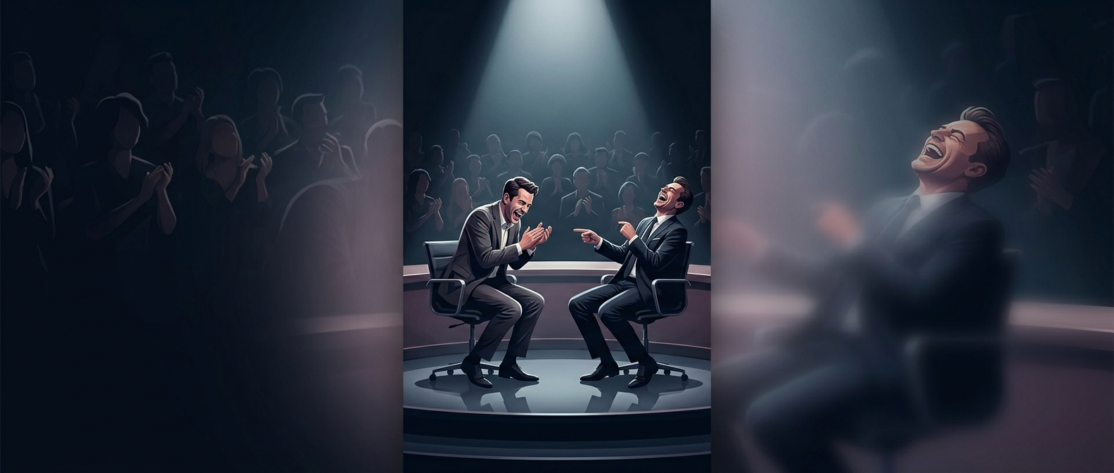 Why talk-show hosts laugh at every celebrity story