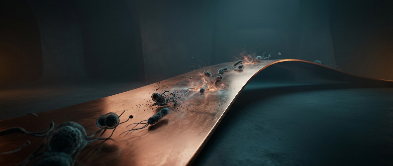 Why copper door handles can kill bacteria