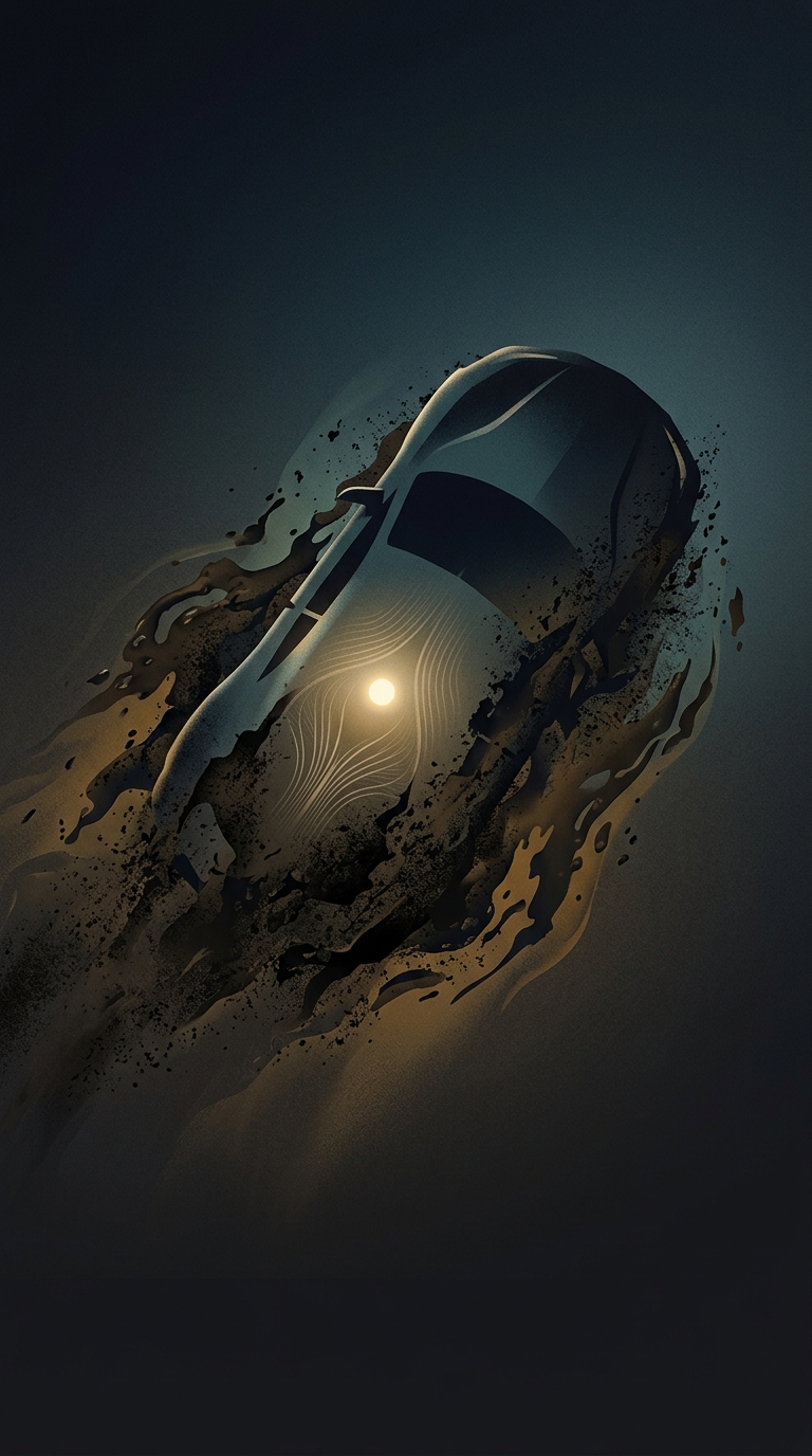 Counterintuitively, why does a car heavily covered in mud and dirt sometimes get slightly better fuel efficiency?