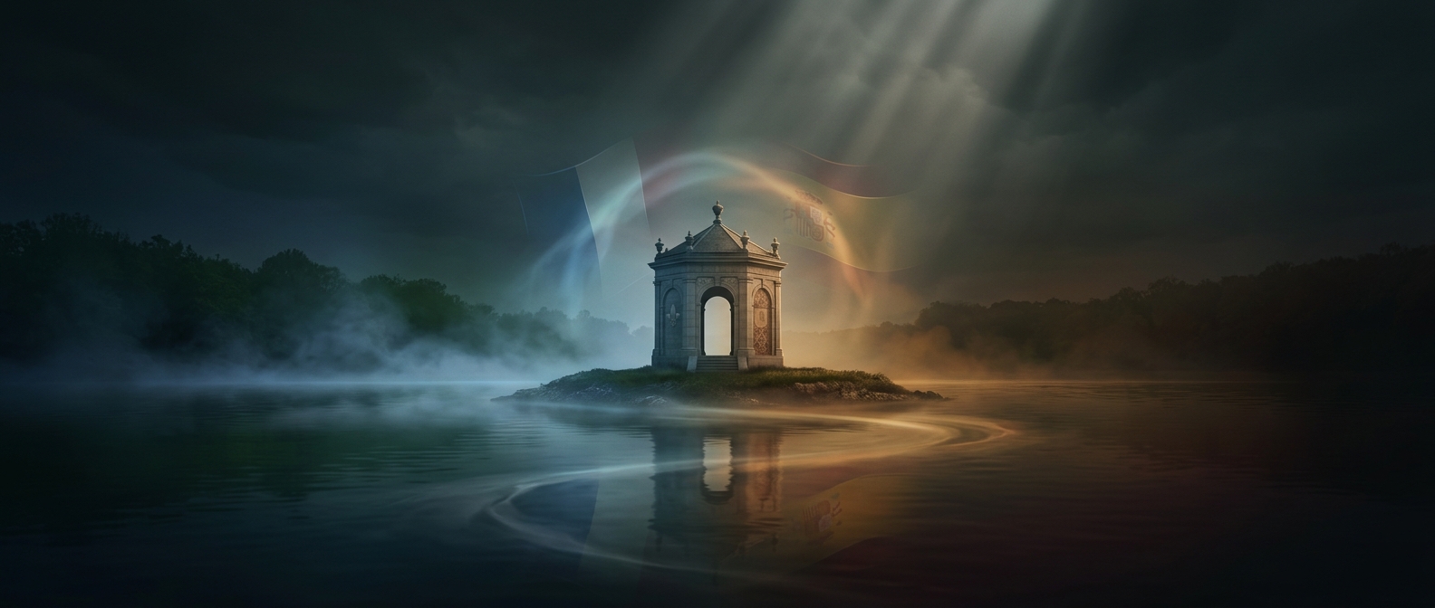 The island France and Spain swap every six months