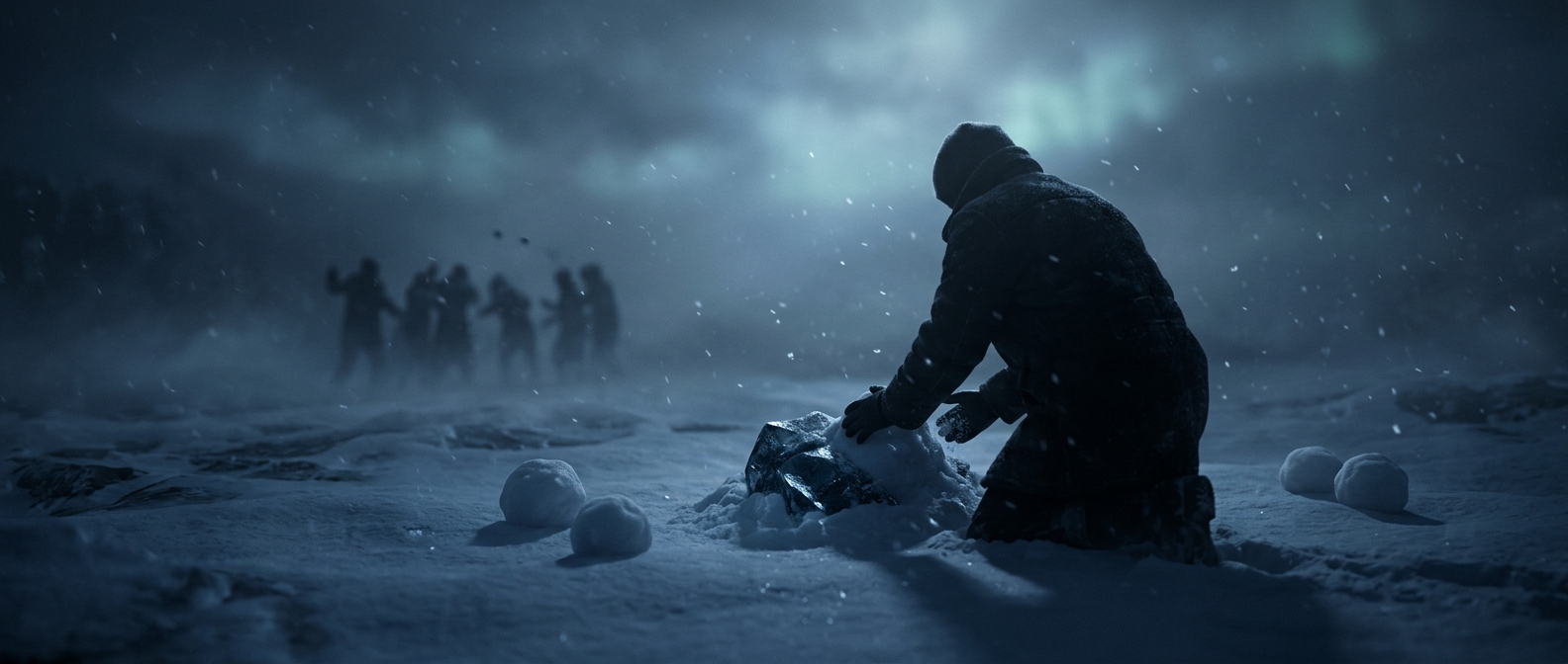 When a snowball fight turns dangerous