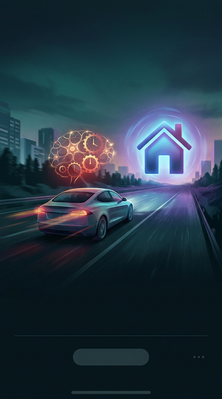 Psychologically, why do drivers consistently speed up and drive worse when they are only minutes from arriving home?