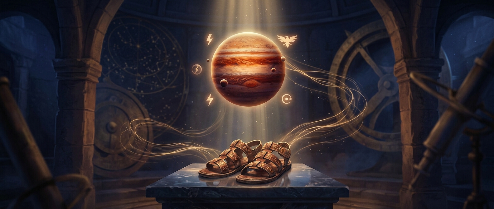 Shoes are heavily governed by Jupiter