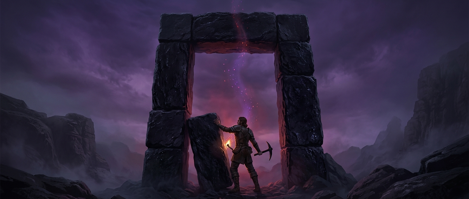 Nether portals require dark obsidian frames