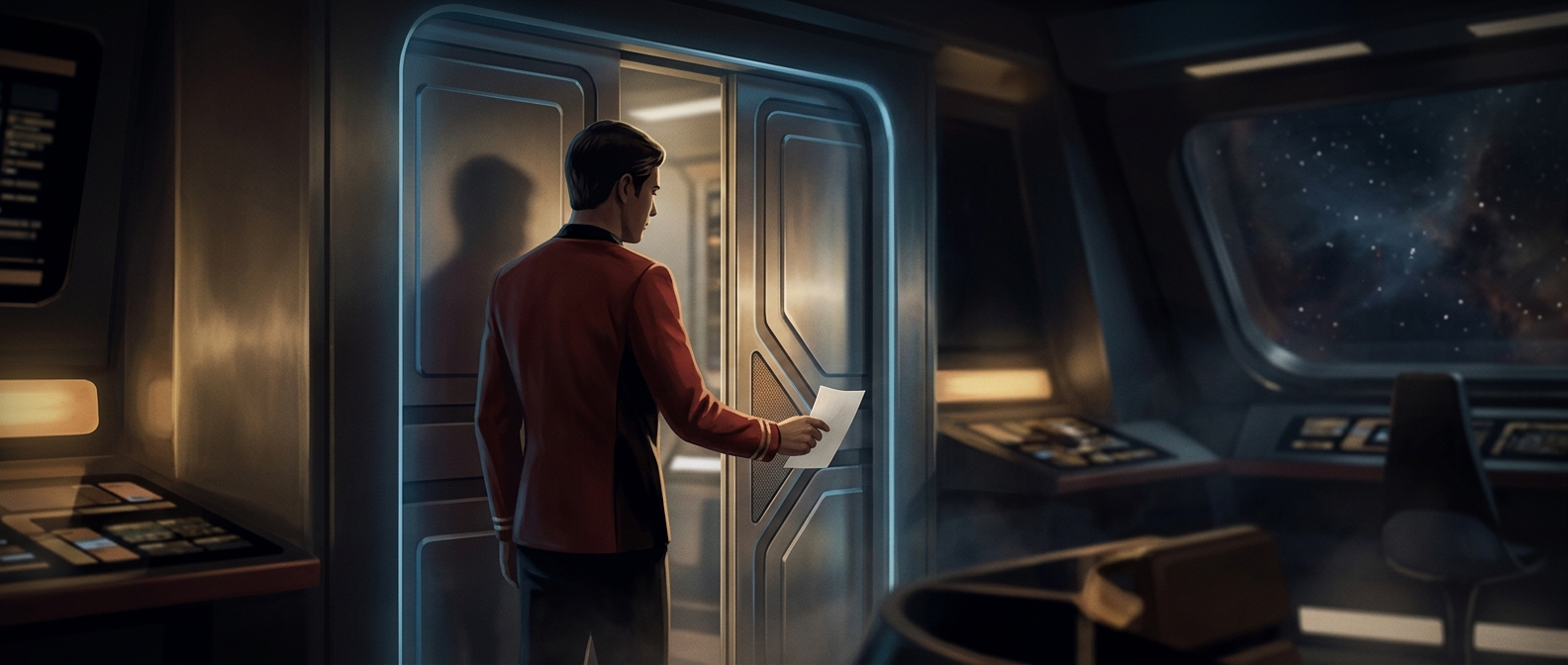 The Star Trek door sound came from a sheet of paper