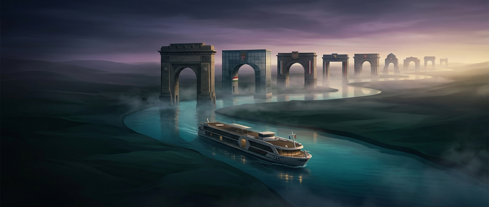 The river cruise that crosses 10 countries
