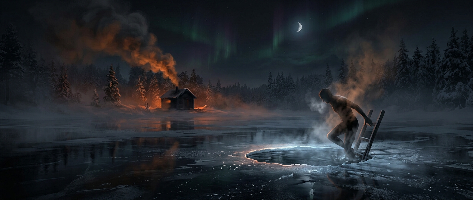 The Finnish sauna ritual that ends in an icy lake