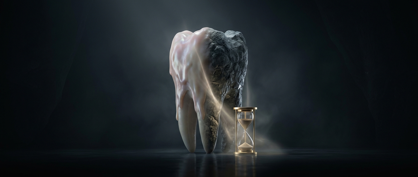 Plaque can harden into tartar in under two days
