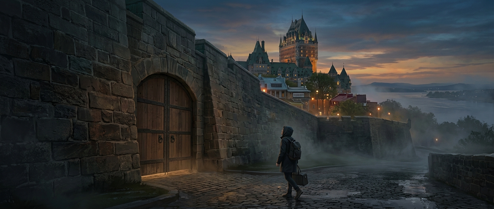 Quebec City still has its original walls