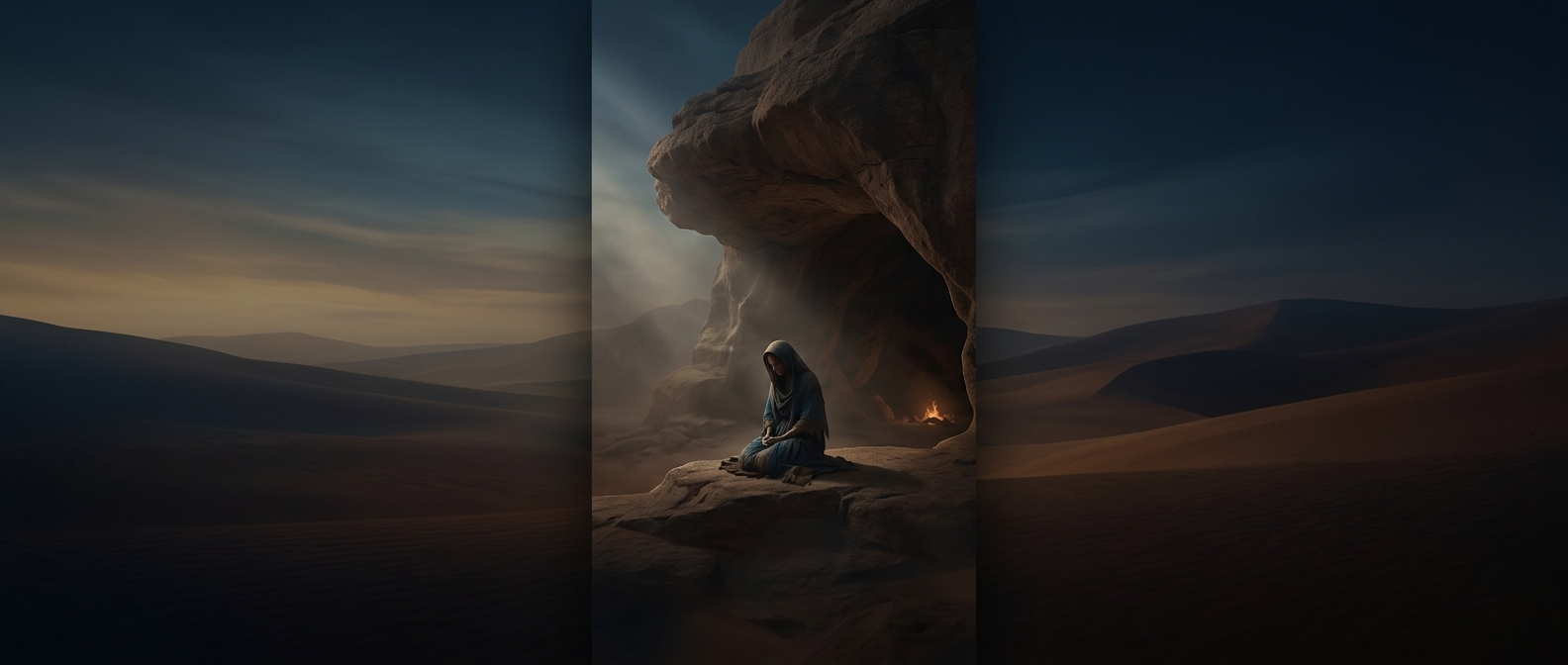 Mary of Egypt lived forty years without seeing anyone