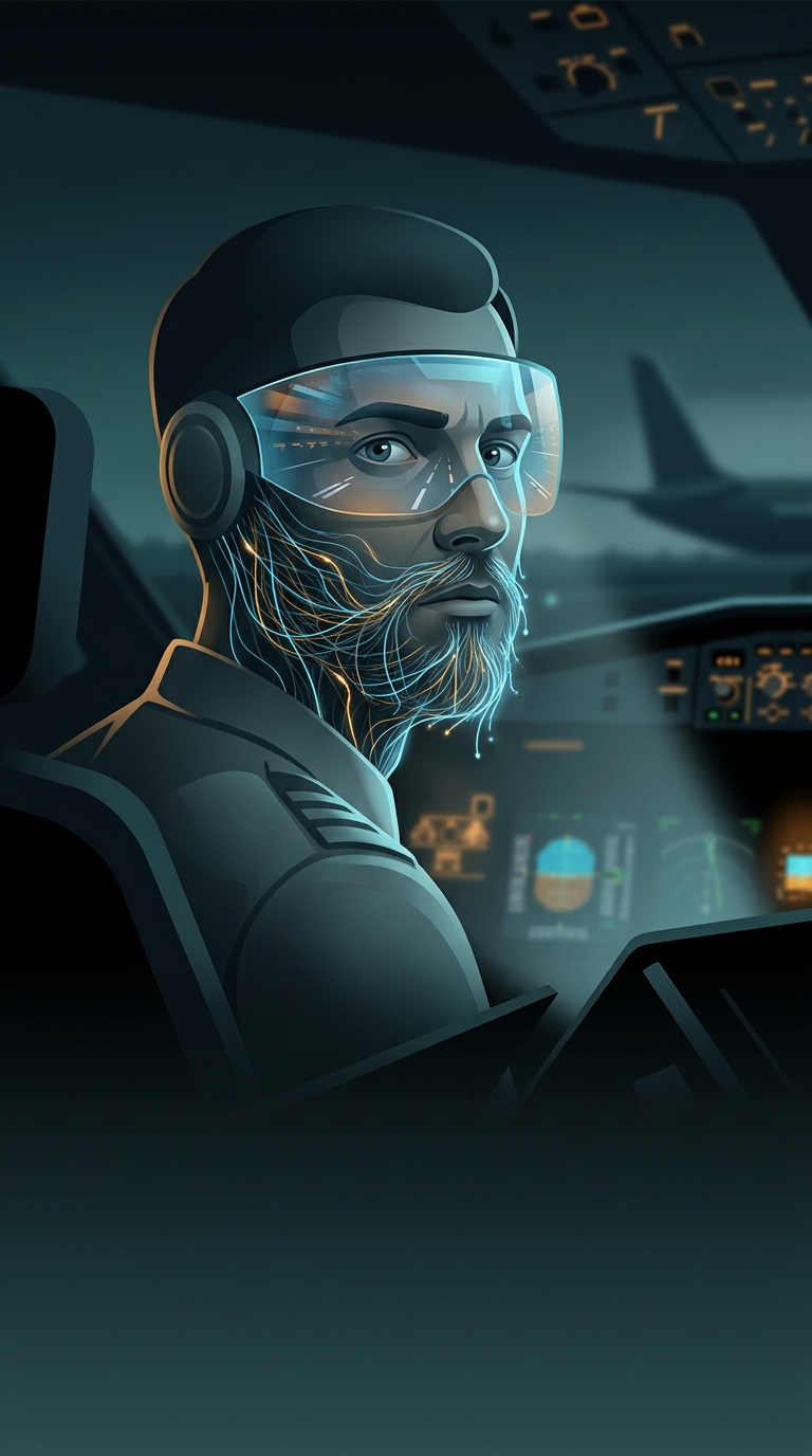 What is the genuinely shocking reason that almost every single global airline legally bans pilots from having beards?
