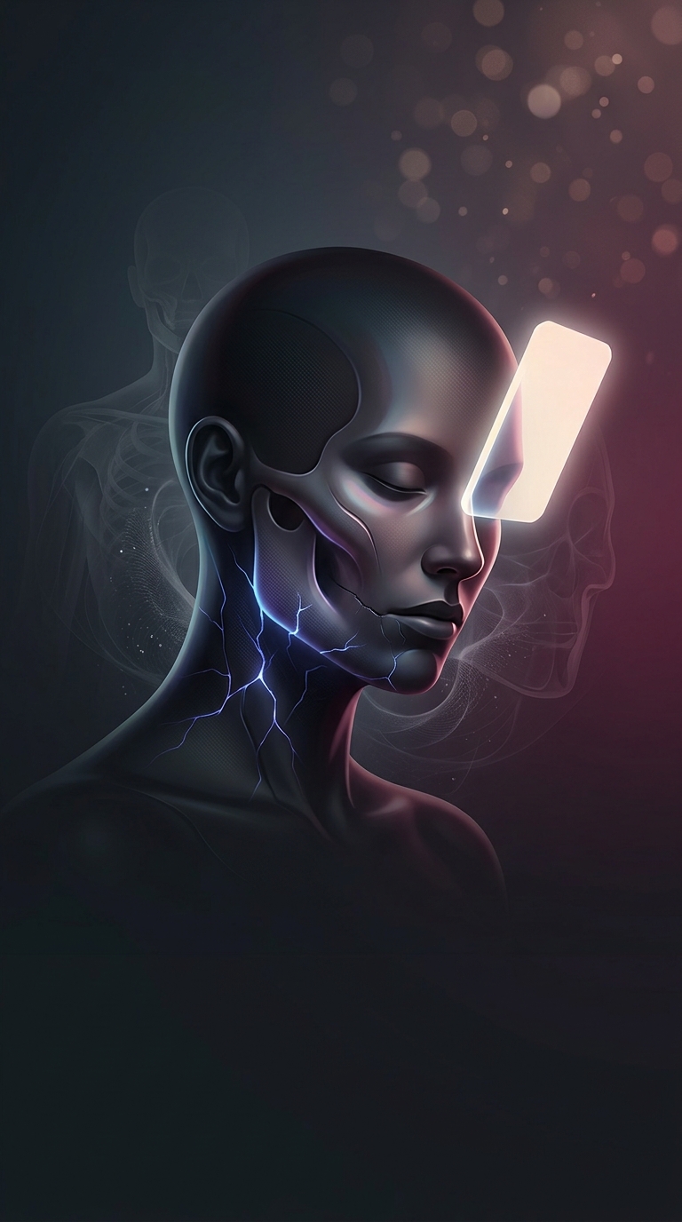 What completely unconscious daily habit can physically alter the shape of your jaw and cheekbones over time?