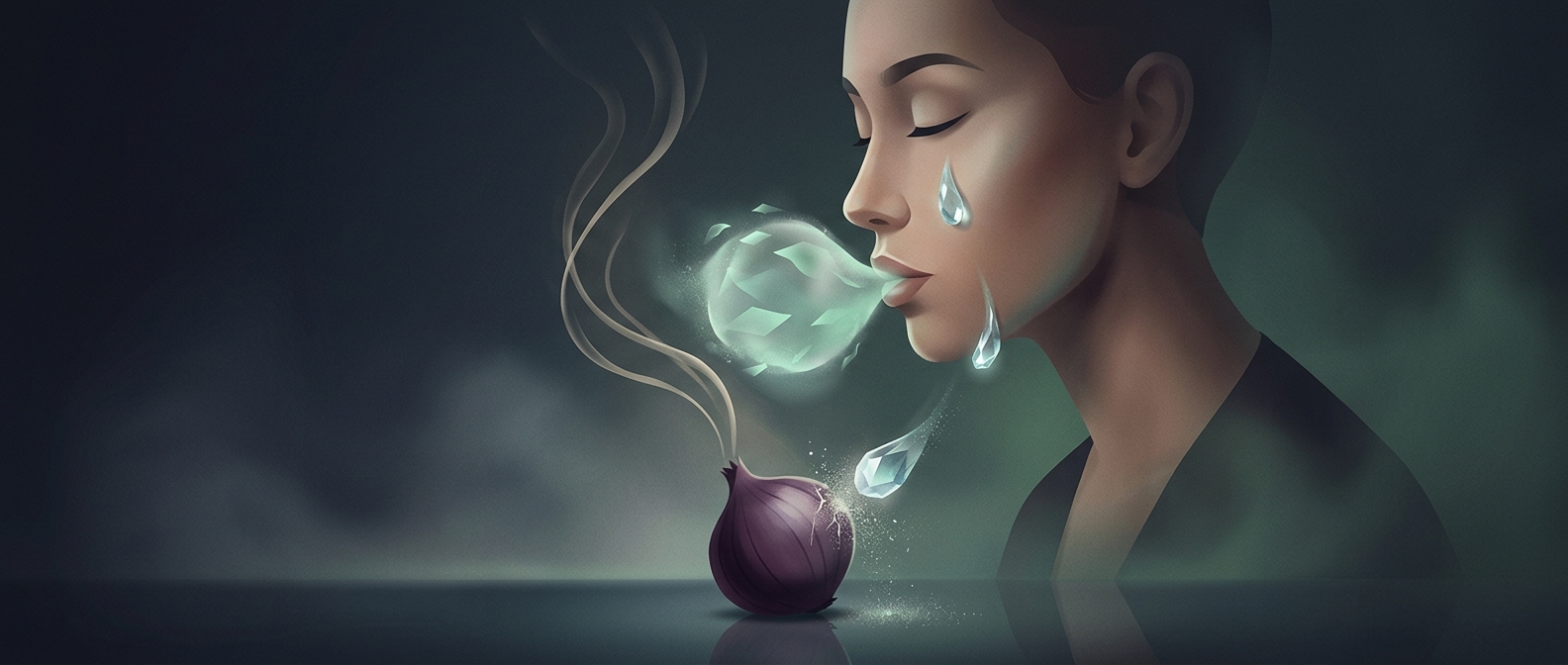 Can chewing gum stop onion tears