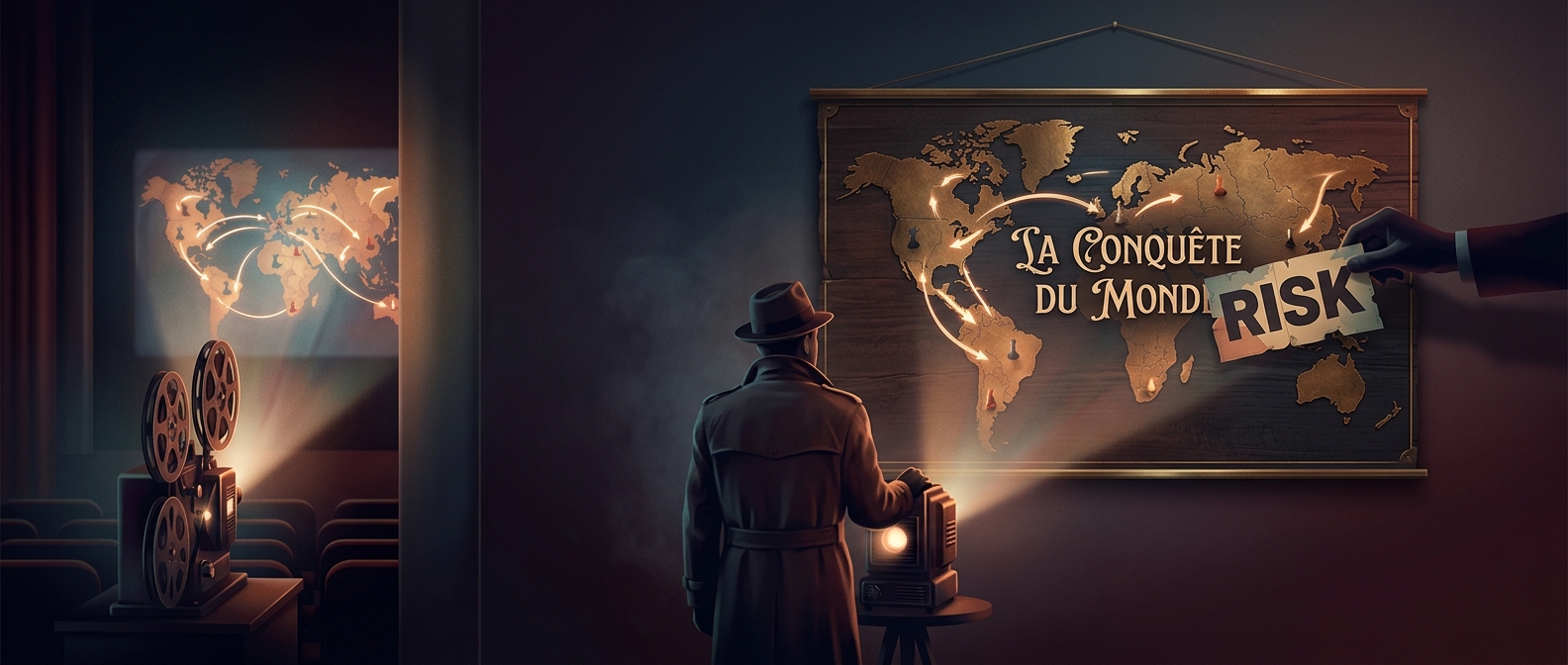 Risk began as a French game called The Conquest of the World