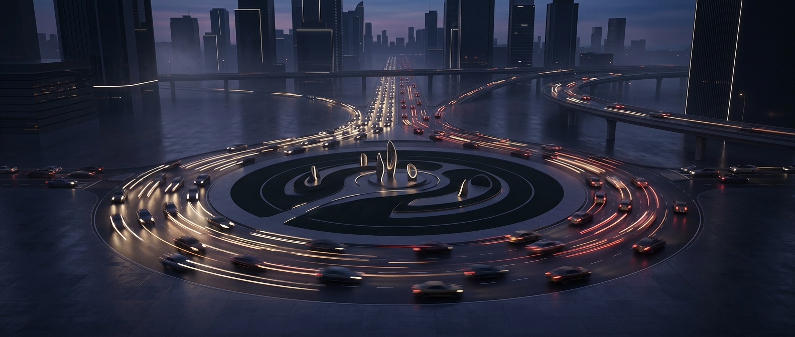 Roundabouts force vehicles to enter in a single direction