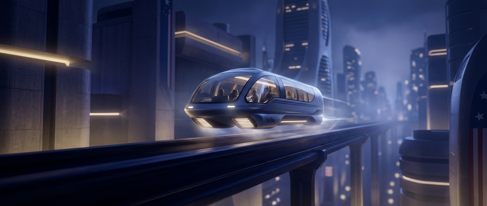NASA once dreamed of 300-mph hovering trains