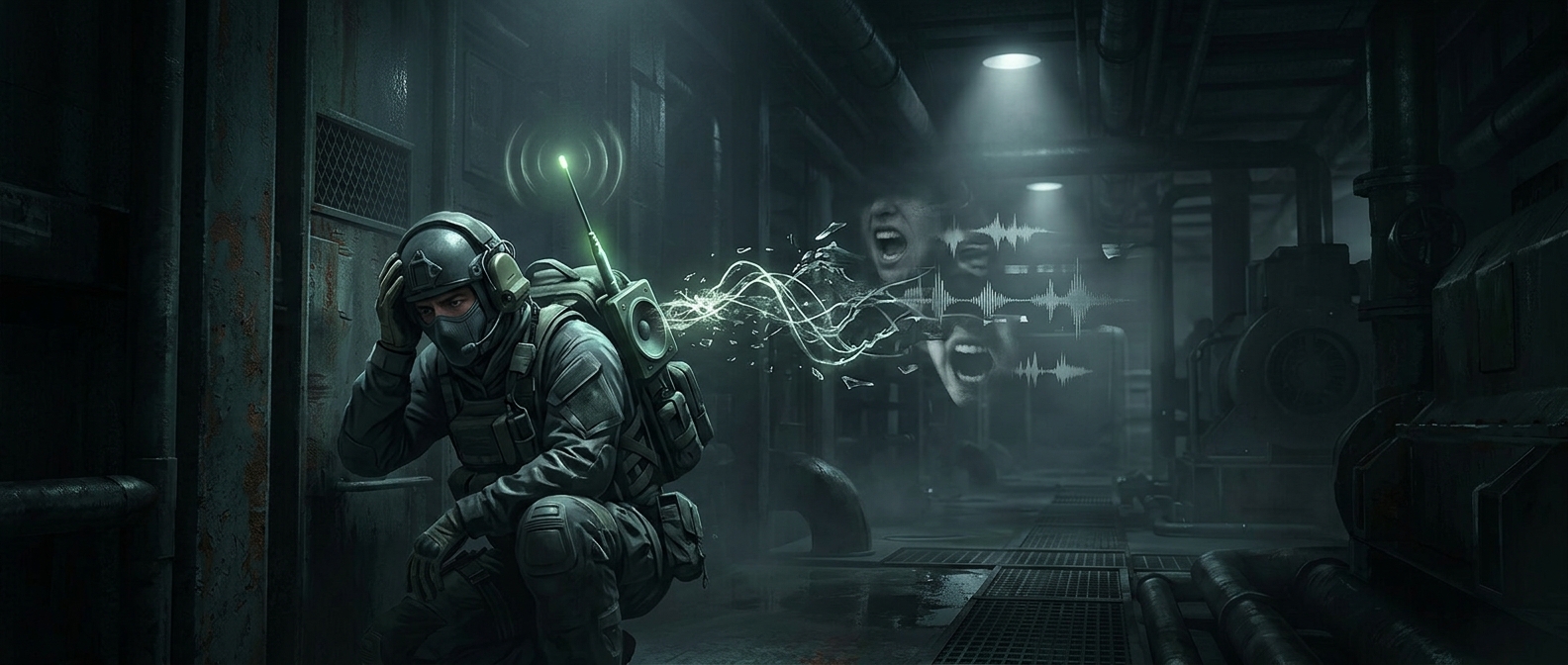 FEAR's terrifying radio chatter was made by developers