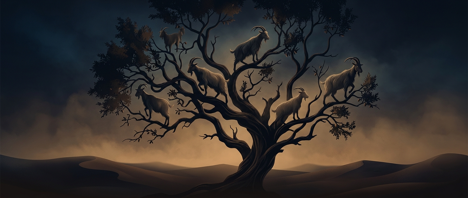 Why Moroccan goats climb argan trees