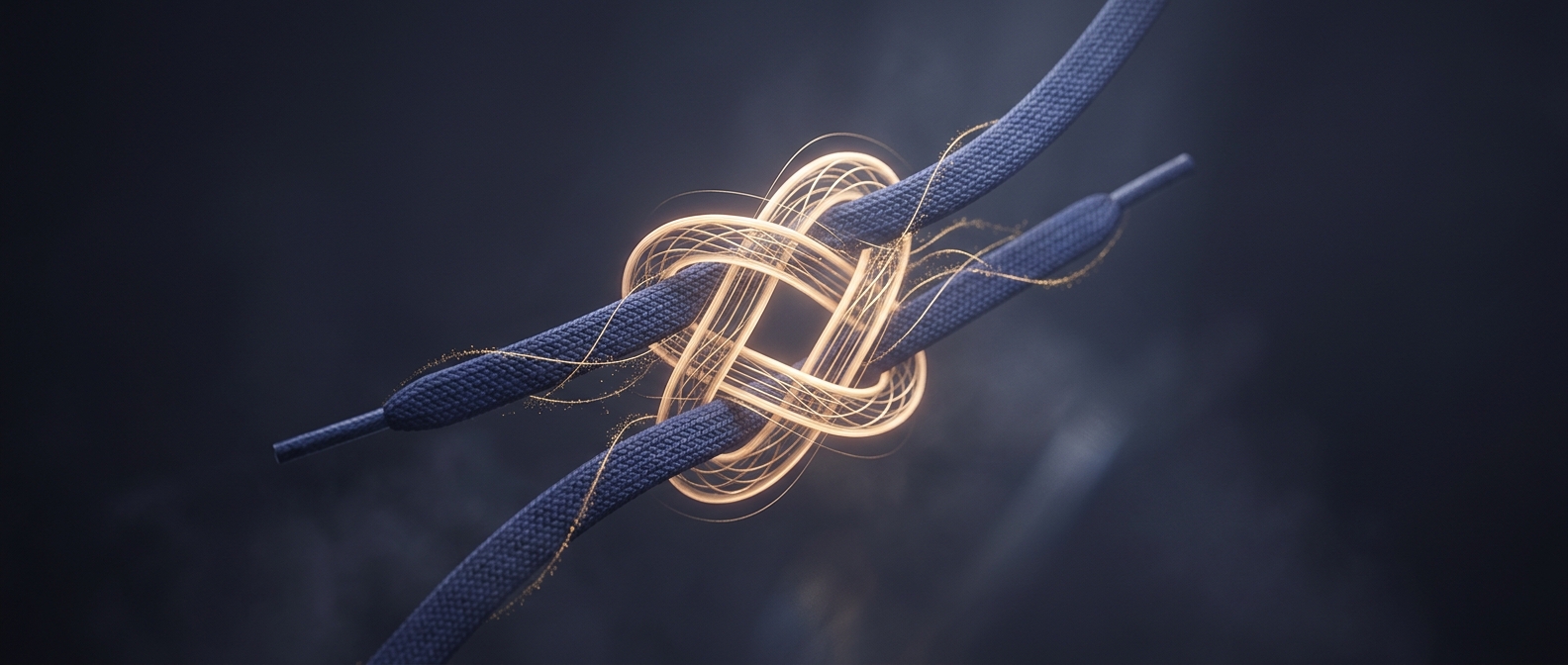 The knot that keeps your shoelaces tied