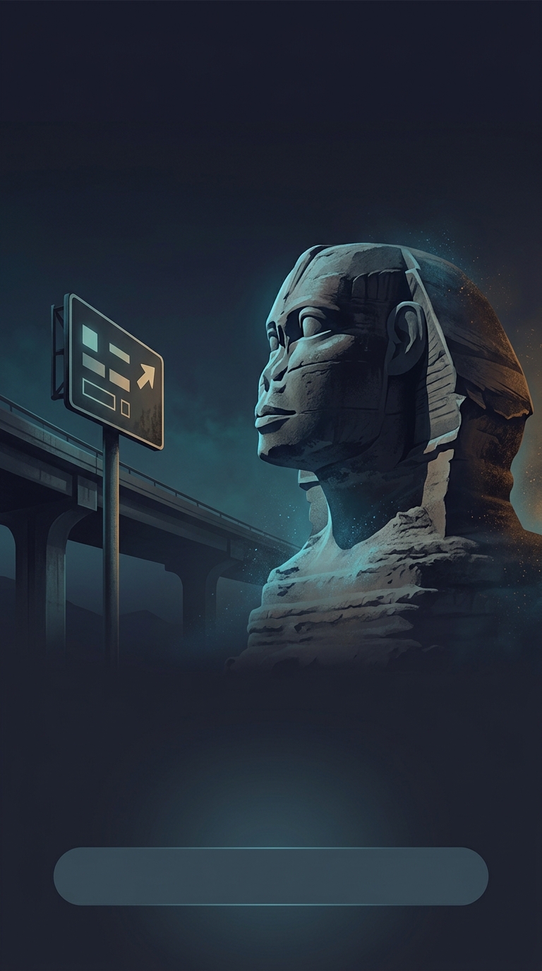 Social media crops out the reality of the Great Sphinx. What is it literally staring directly at?