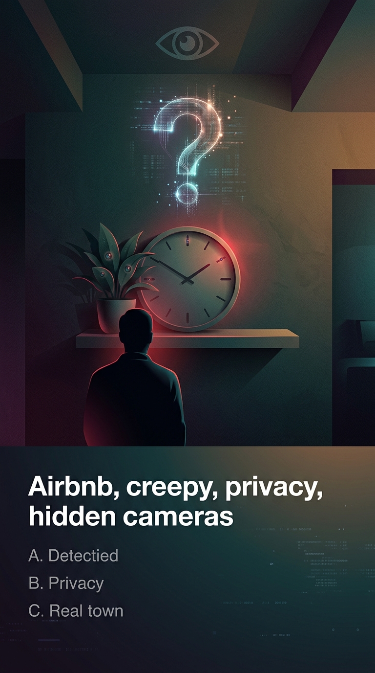 Privacy experts warn that creepy Airbnb hosts frequently hide tiny spy cameras inside what common object?