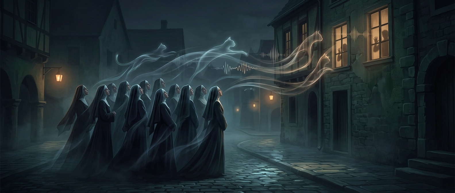 The convent where nuns meowed every afternoon
