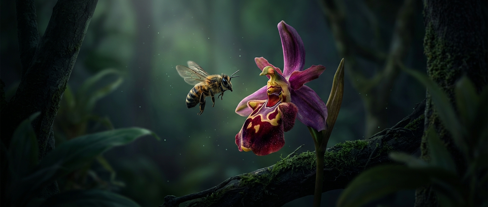 The orchids that trick insects into spreading pollen