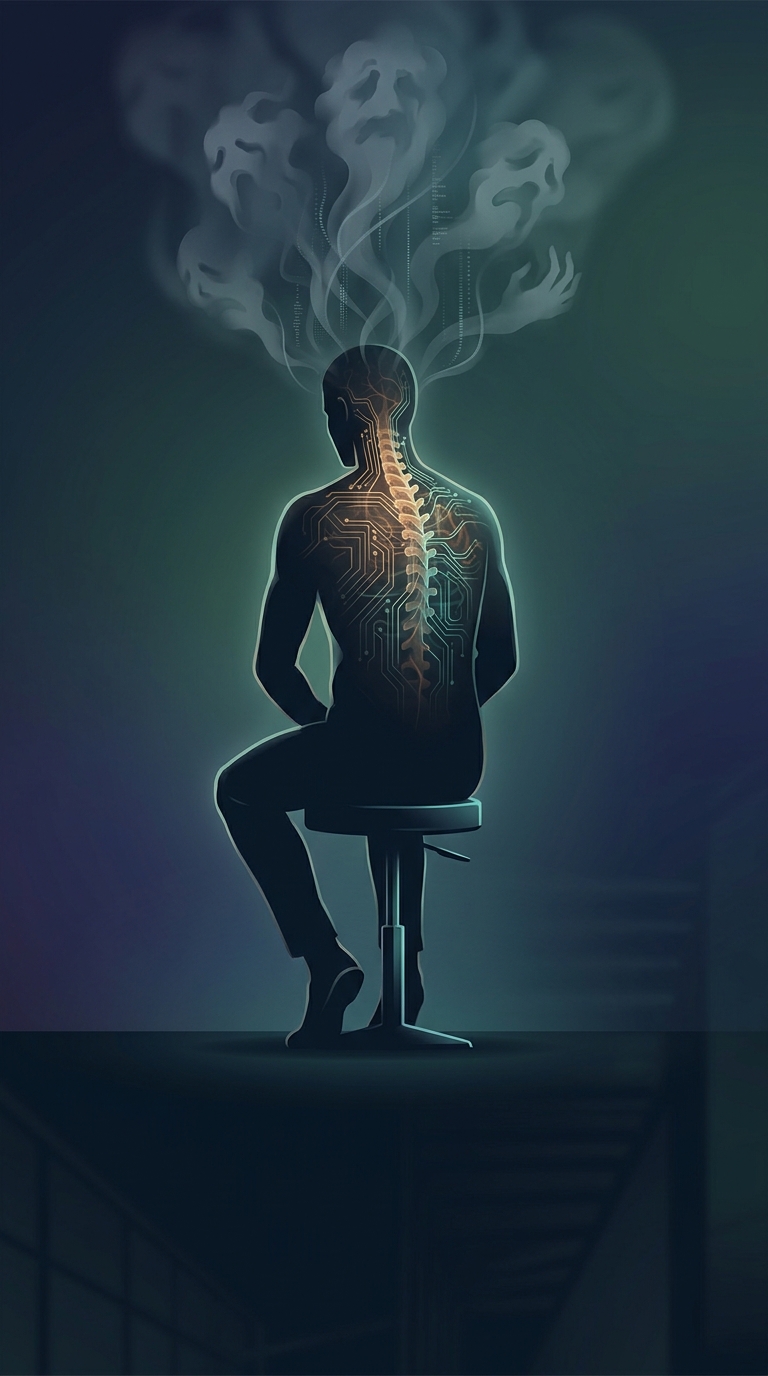 What surprisingly common physical posture habit is medically known to trick your brain into a state of severe anxiety?