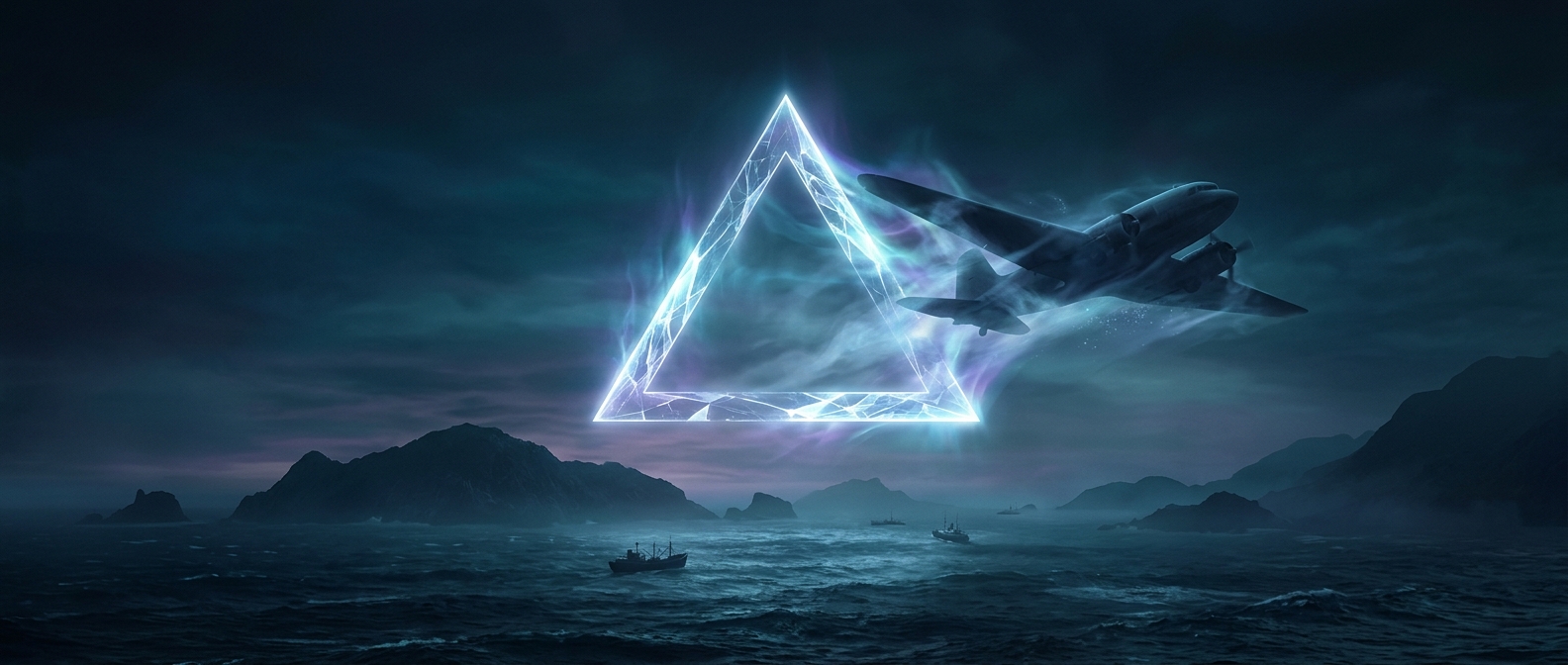 Bermuda Triangle geometry causing disappearances