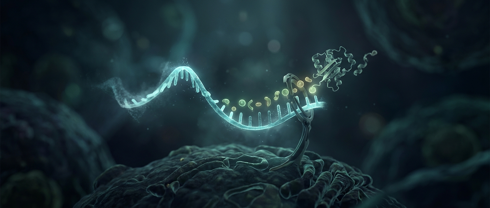 Ribonucleic acid acts as a temporary blueprint for proteins
