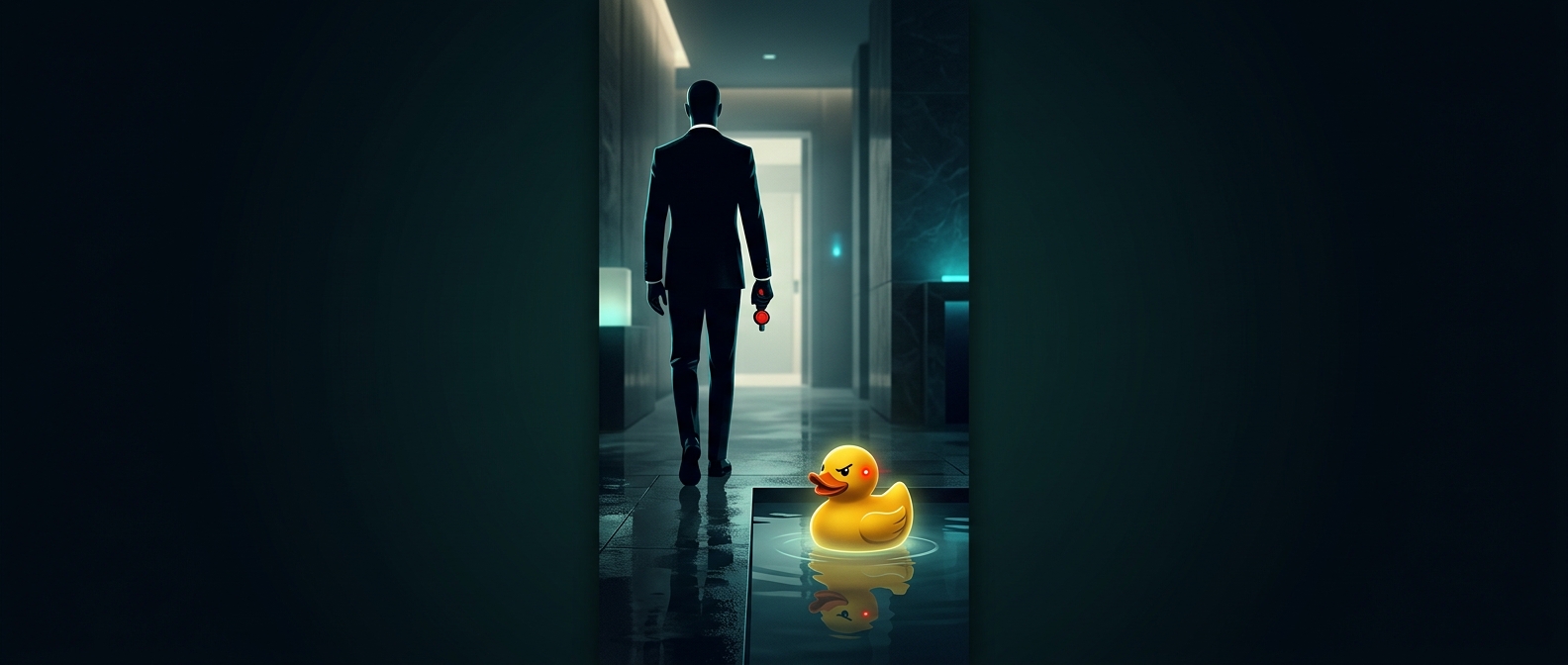 Hitman uses an explosive rubber duck for covert hits